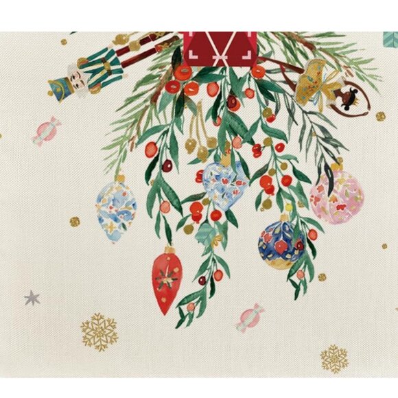 Nutcracker Table Runner Christmas Decor Holiday Decoration 72" Decorative Cloth - Picture 3 of 9